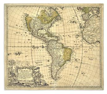 HOMANN HEIRS. Americae Mappa Generalis.